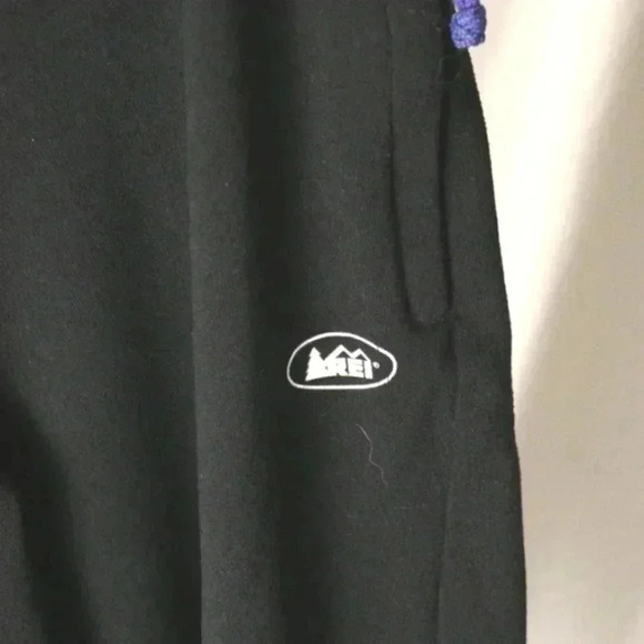 REI hiking sweat pants Men's X Small zippered pockets drawstring black‎ outdoor - Picture 12 of 14